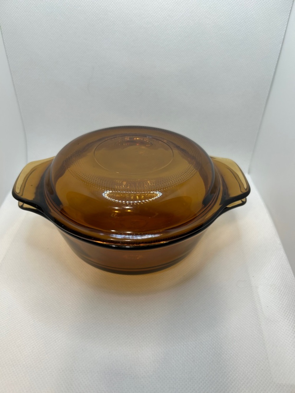 Anchor Hocking Amber Glass Casserole with Lid